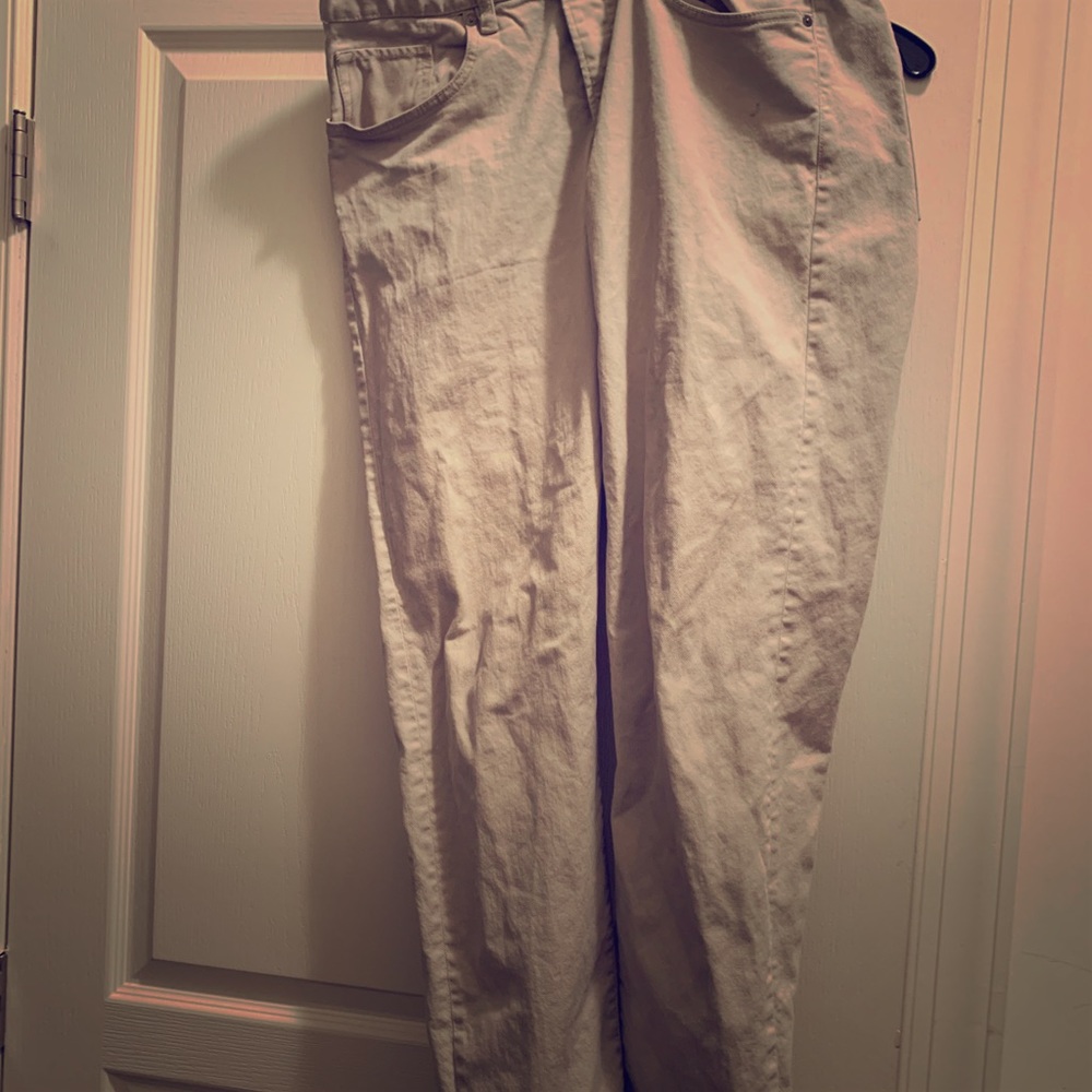 Slim fit khaki jeans size 36 waist